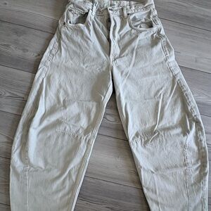 Citizens Of Humanity light green high-rise horseshoe jeans, 28